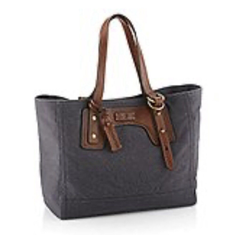 Frye X Crate And Barrel Large Shopper Tote Bag Canvas